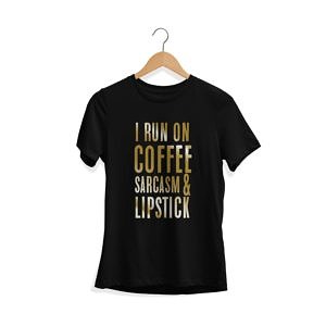 koszulka-damska-run-on-coffee-zloto