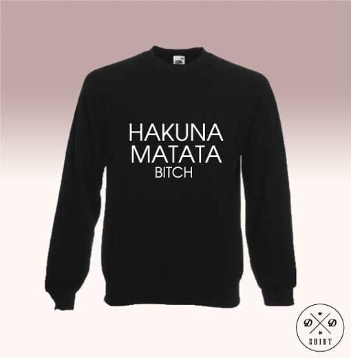 Śmieszna bluza - Hakuna - DDshirt
