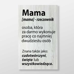 deska-z-napisem-mama-slownik