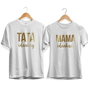 zestaw-koszulek-tata-idealny-mama-idealna