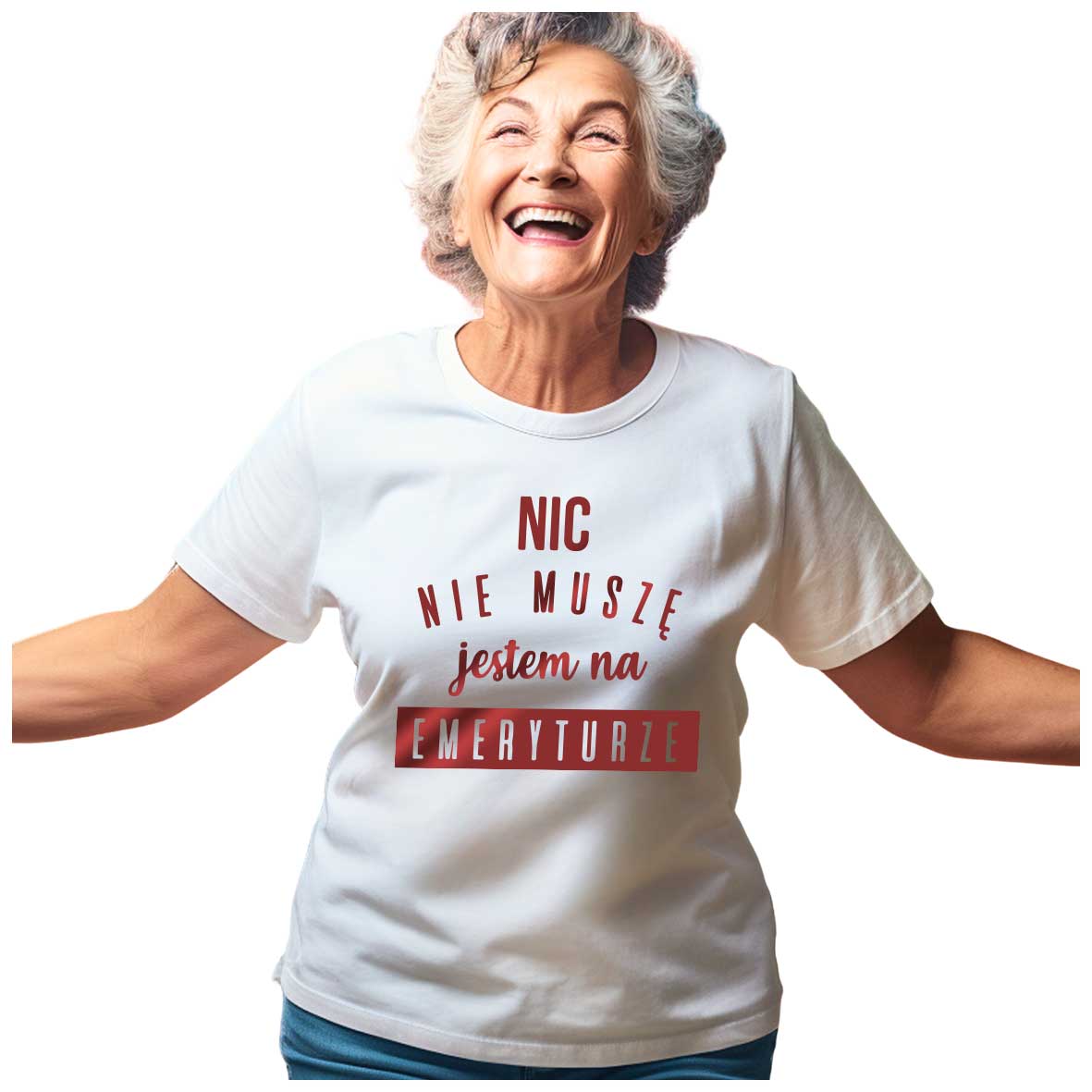 koszulka-damska-nic-nie-musze