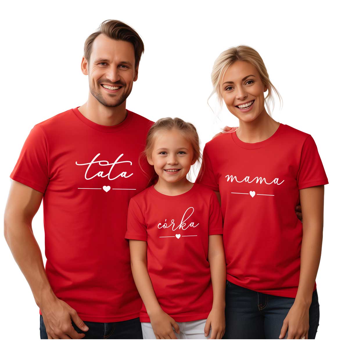 zestaw-rodzina-tata-mama-corka-serduszk