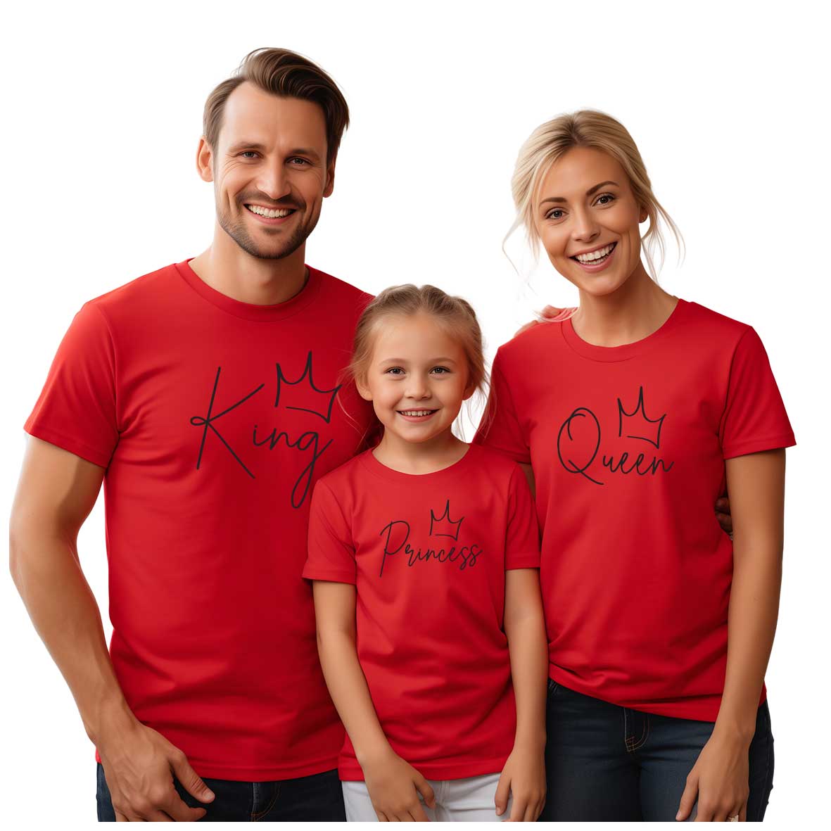 zestaw-rodzina-tata-mama-syn-king-queen-princess