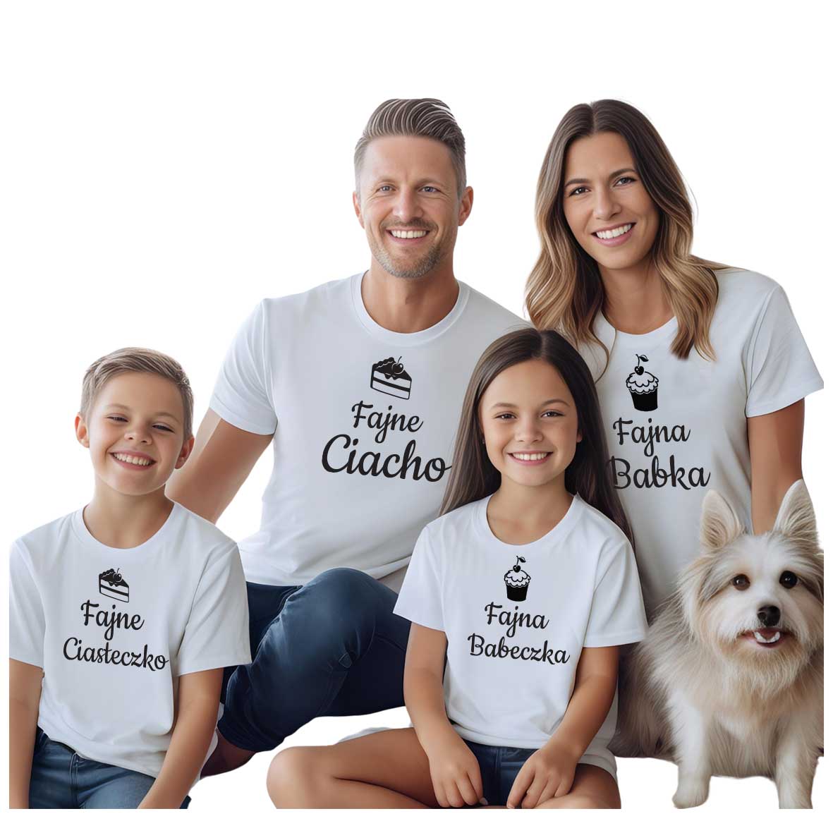 zestaw-rodzice-dzieci-mama-tata-mama-ciacho-babeczka