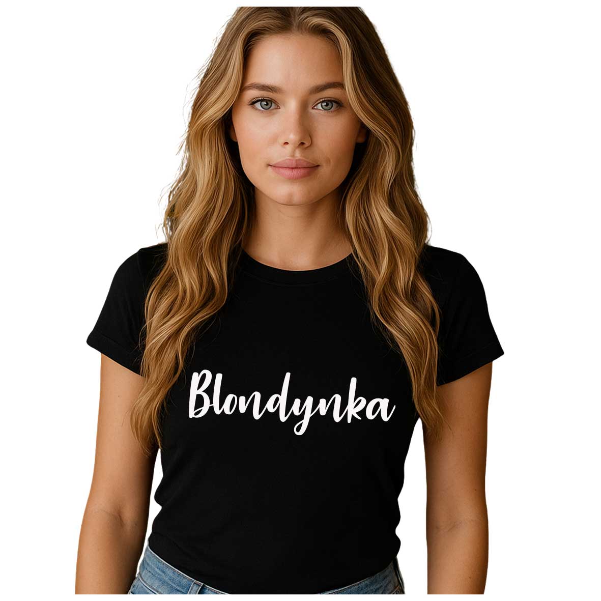 koszulka-z-nadrukiem-blondynka