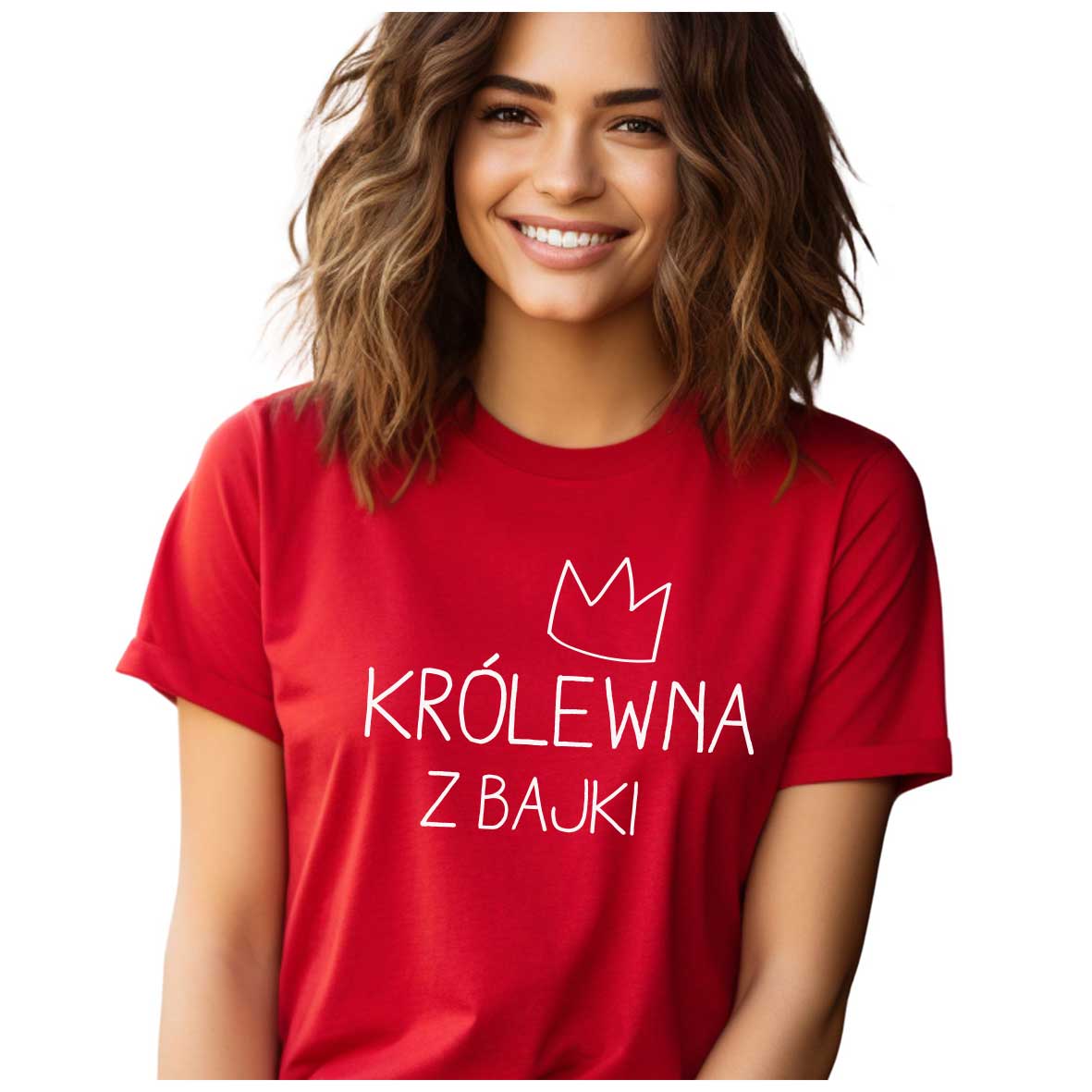 koszulka-z-nadrukiem-krolewna-z-bajki2