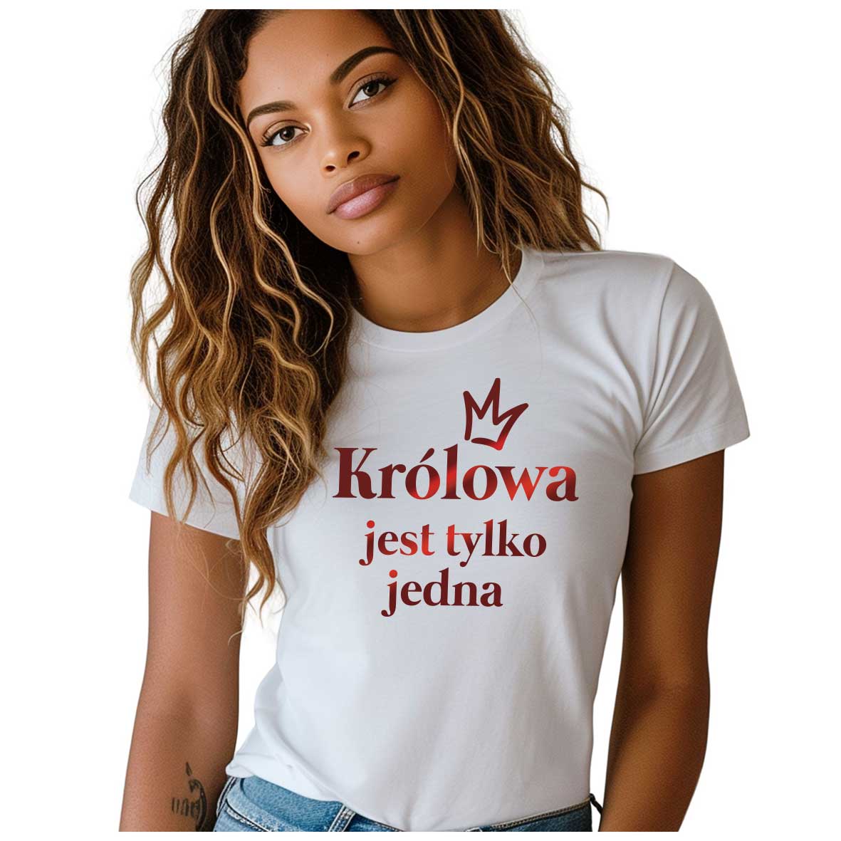 koszulka-z-nadrukiem-krolowa-jest-tylko-jedna2