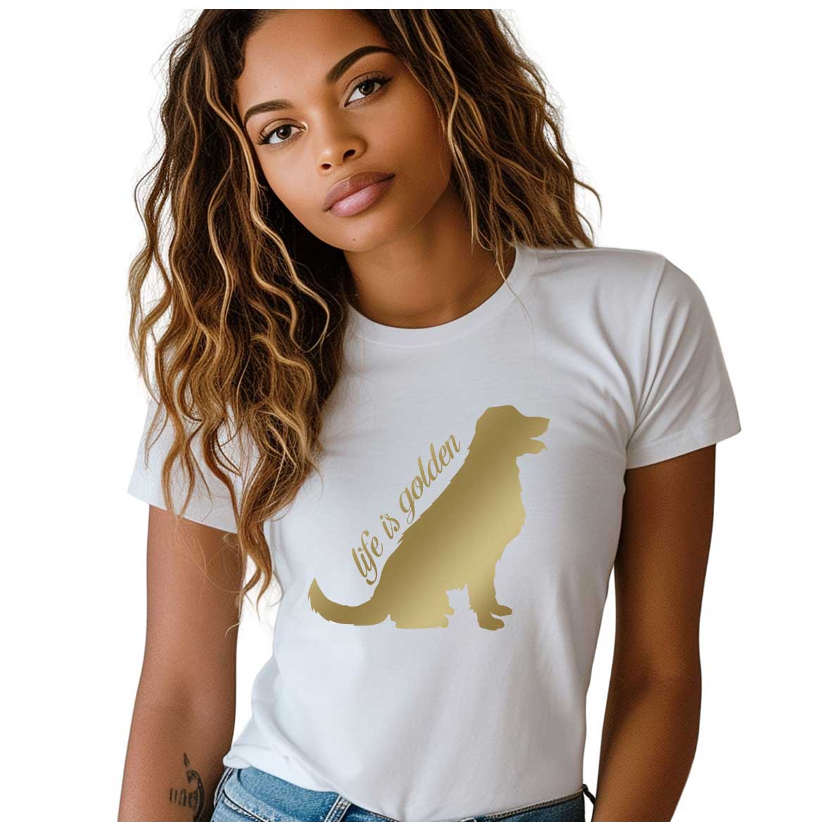 koszulka-z-nadrukiem-life-is-golden