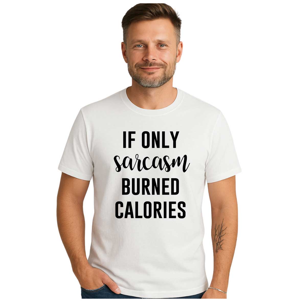 koszulka-meska-if-only-sarcasm-burned3