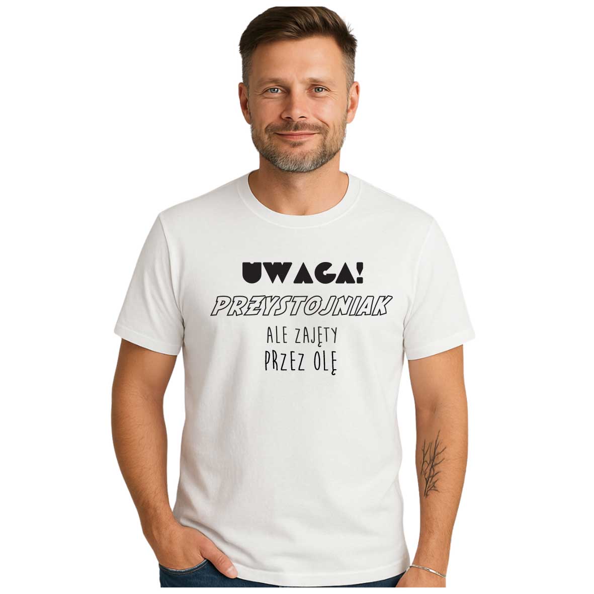 koszulka-meska-uwaga-przystojniak